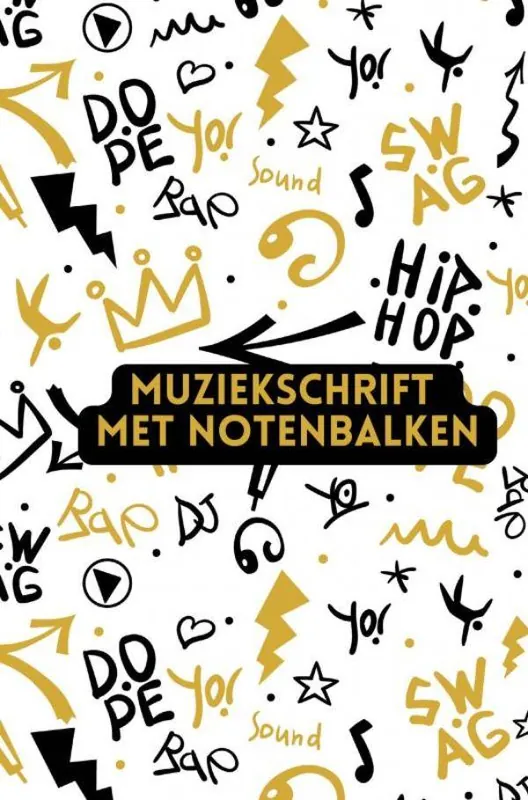 Muziekschrift met notenbalken / Druk 1 Premium
