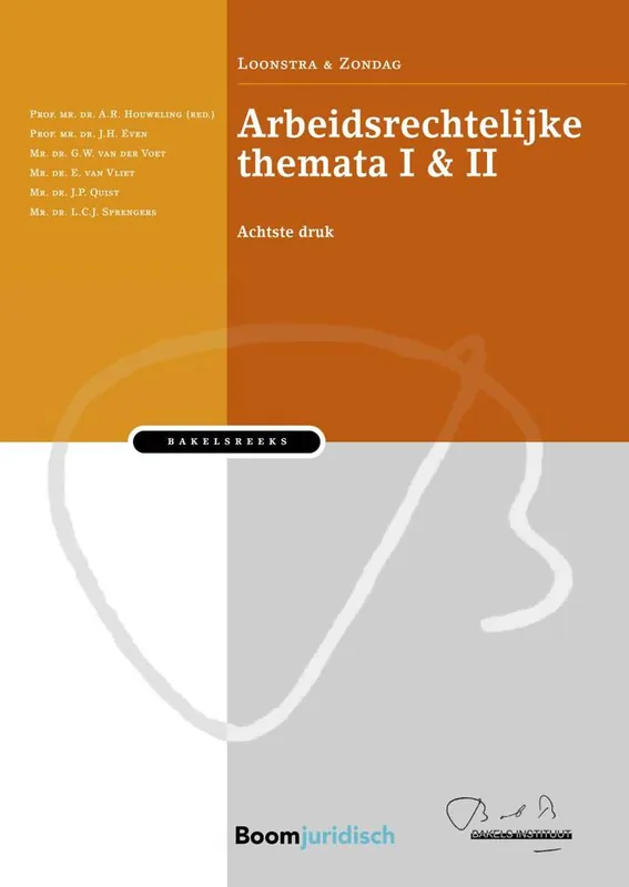 Arbeidsrechtelijke themata (set) / Druk 8 Koop Vandaag