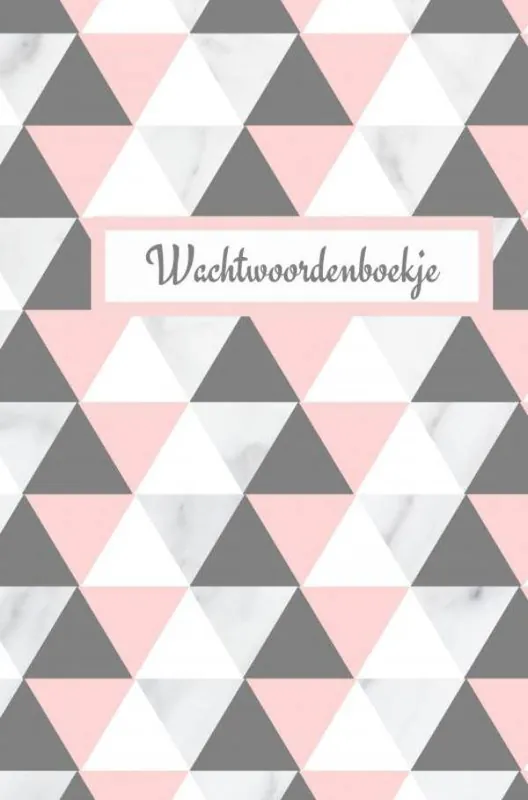 Merkproduct Wachtwoordenboekje - Password organizer / Druk 1