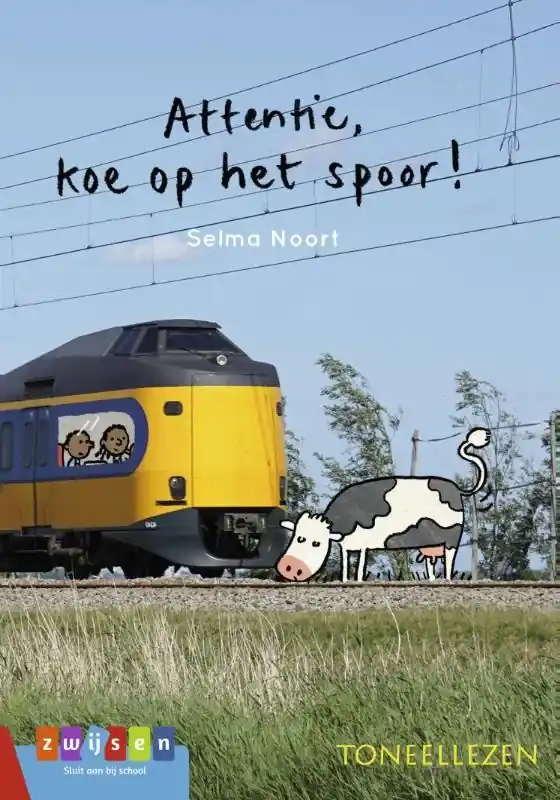 Korting Attentie, koe op het spoor!