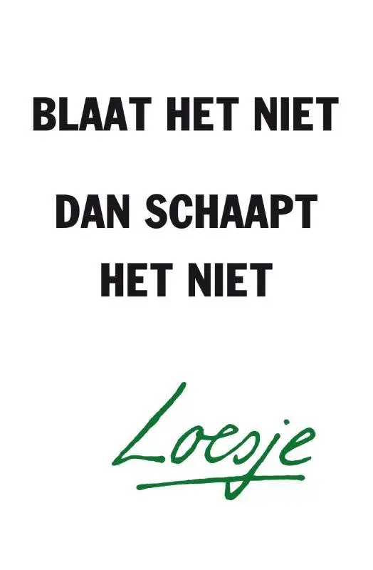 Superprijs Blaat het niet dan schaapt het niet / Druk 1