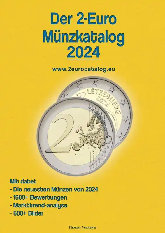 Alleen Vandaag Der 2 Euro Münzkatalog 2024 / 2 Edition