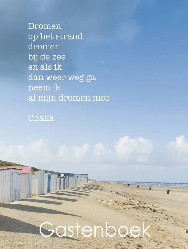 Rechtstreeks Van De Fabrikant Gastenboek Strand / Druk 1