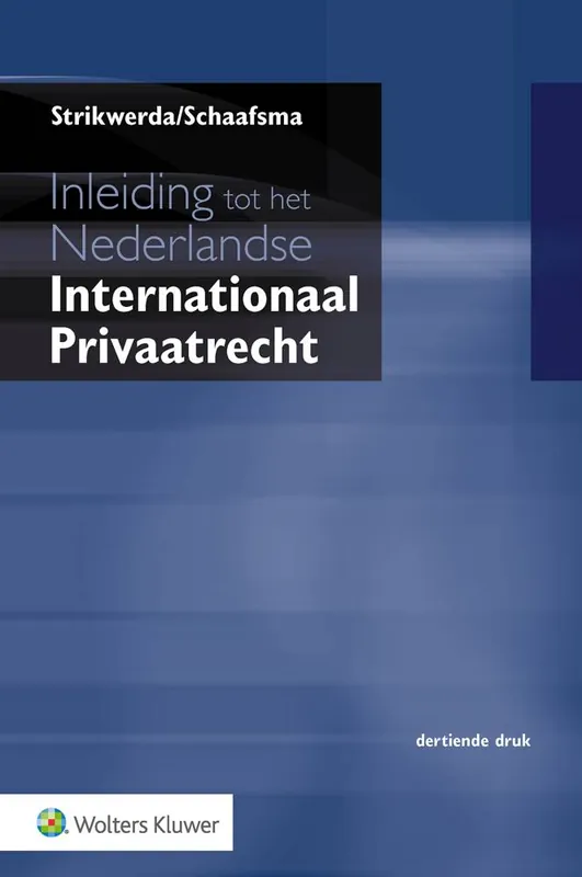 Aanbieding Inleiding tot het Nederlandse Internationaal Privaatrecht / Druk 13