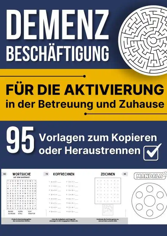 Demenz Beschäftigung / 1 Edition Gereduceerde Prijs