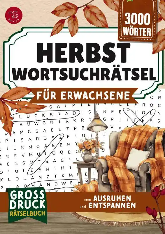 Wortsuchrätsel für Erwachsene - Herbst / 1 Edition Gereduceerde Prijs