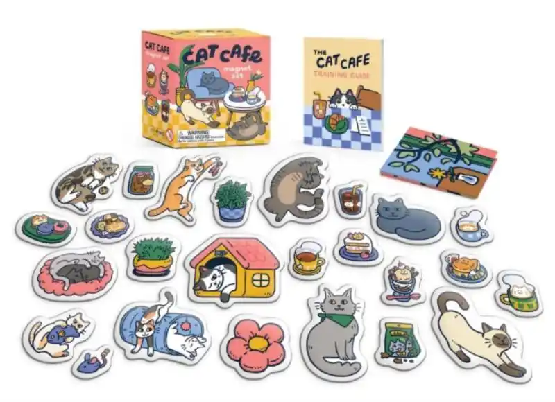 Speciale Aanbieding Cat Cafe Magnet Set