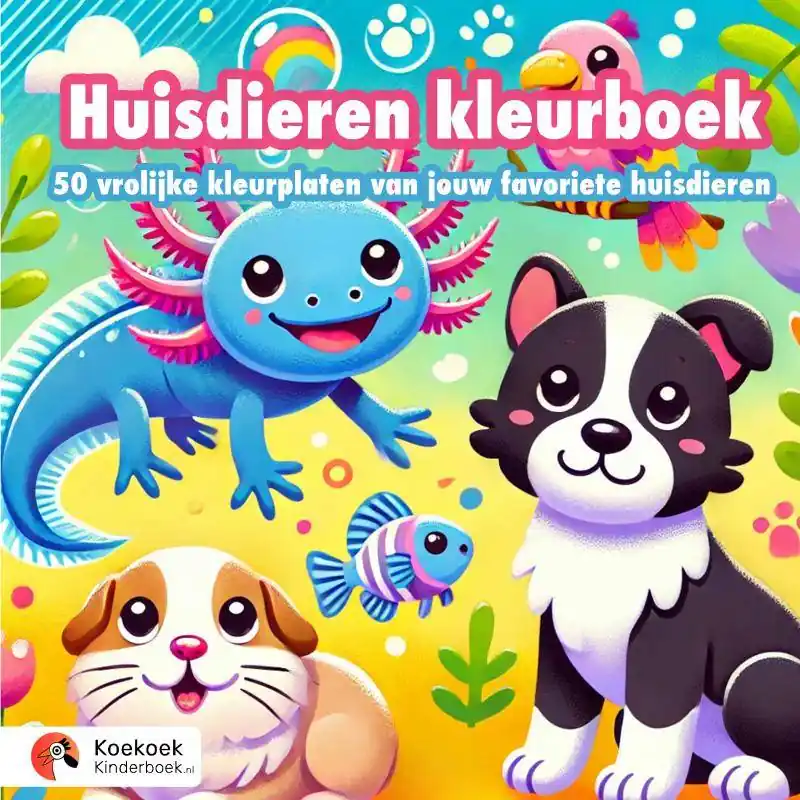 Huisdieren Kleurboek / Druk 1 Bestel Nu