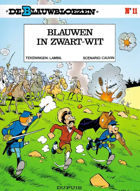 Goedkoop Blauwen in zwart-wit / Druk 1