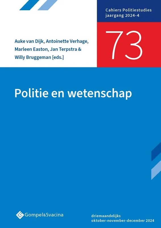 Rechtstreeks Van De Fabrikant Politie en wetenschap / Druk 1