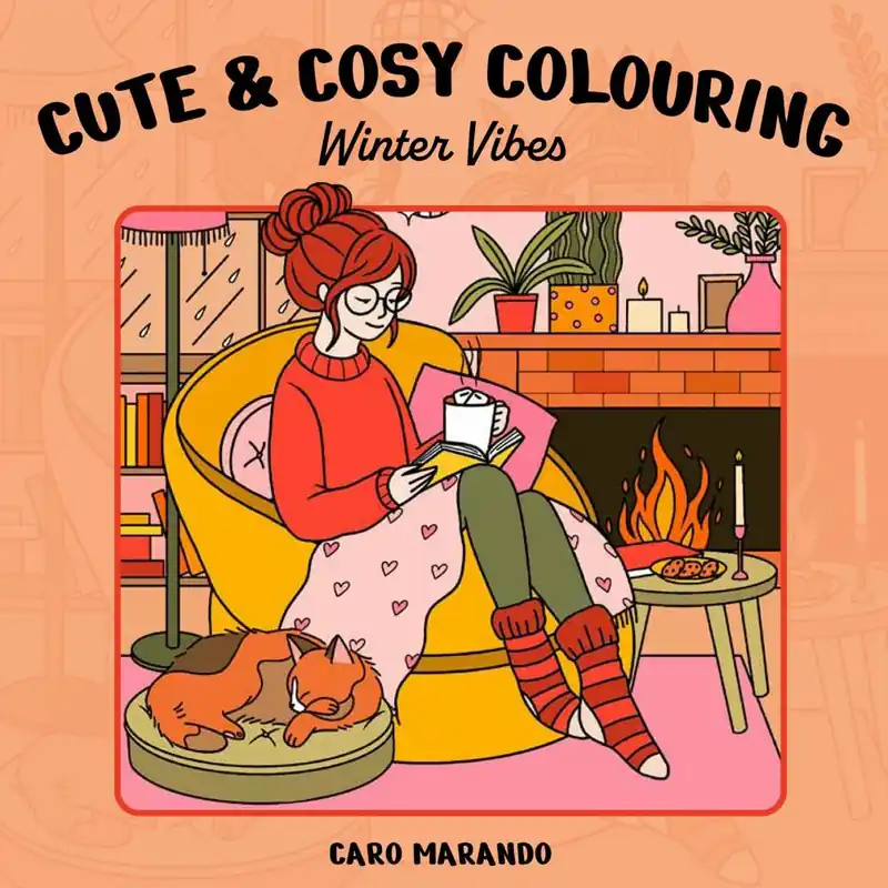 Op = Op Cute & Cosy Colouring. Winter vibes / Druk 1