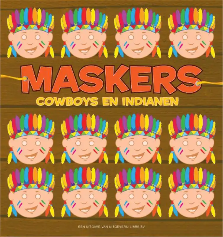 Koopje Maskers Cowboys en Indianen / Druk 1