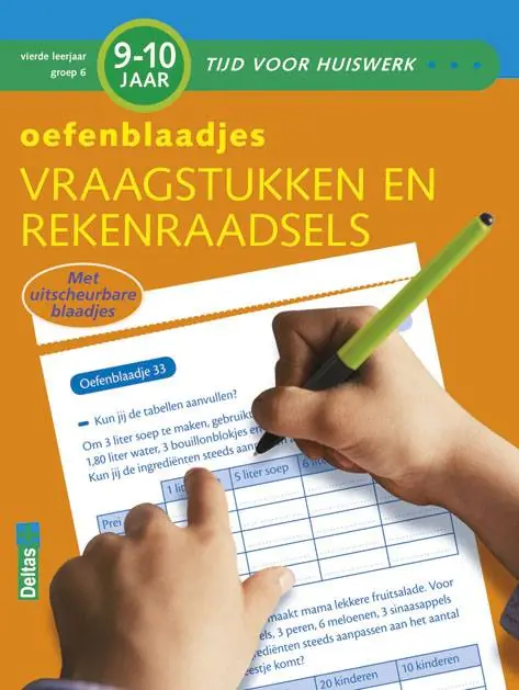 Bestel Nu Oefenblaadjes Vraagstukken en rekenraadsels 9-10 jr / Druk 1