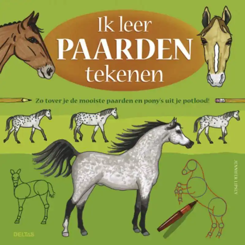 Gecertificeerd Ik leer paarden tekenen / Druk 1
