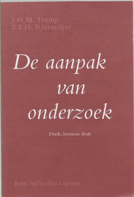 Tijdelijk Beschikbaar De aanpak van onderzoek / Druk 3