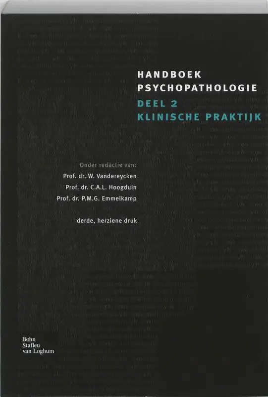 Alleen Vandaag Handboek psychopathologie 2 / Druk 1