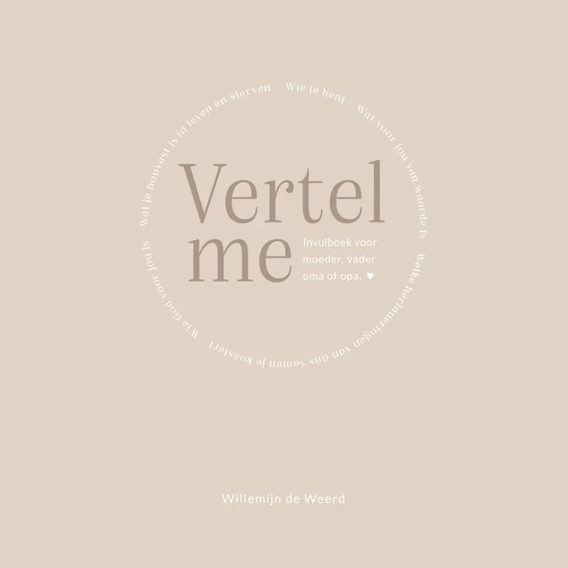 Alleen Vandaag Vertel me / Druk 1