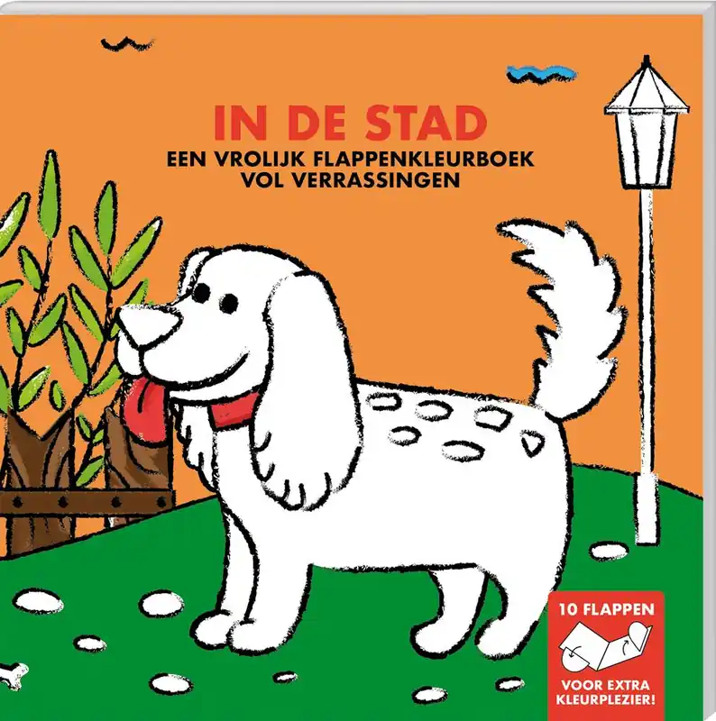 Gratis Verzending Flappenkleurboek - In de stad / Druk 1