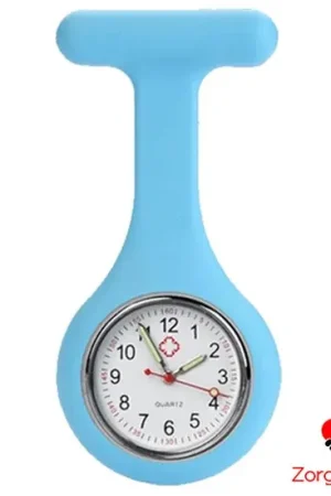 Zusterhorloge (Verpleegkundige horloge) Blauw Speciale Aanbieding