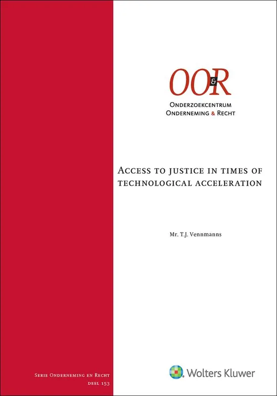 Access to justice in times of technological acceleration / Druk 1 Lage Kosten