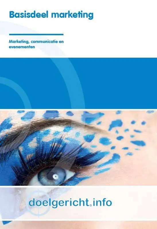 Uitverkoop Doelgericht.info Basisdeel marketing / Druk 1