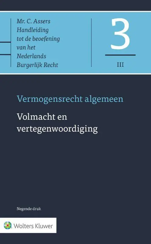 Nieuw Volmacht en vertegenwoordiging / Druk 9