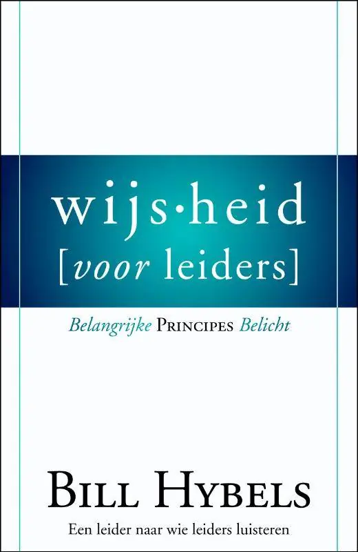 Flitsaanbieding Wijsheid voor leiders / Druk 1