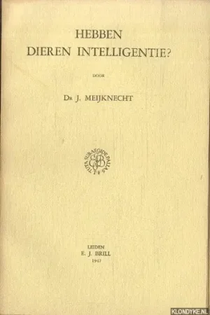Hebben dieren intelligentie? - Meijknecht, Dr. J. Direct Verzonden