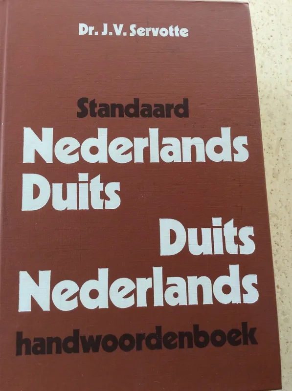 Standaard nieuw Nederlands-Duits, Duits- Nederland woordenboek - Servotte Gecertificeerd
