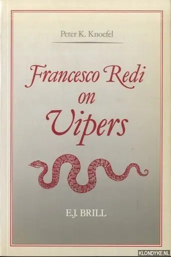 Francesco redi on vipers - Redi Tijdelijk Beschikbaar
