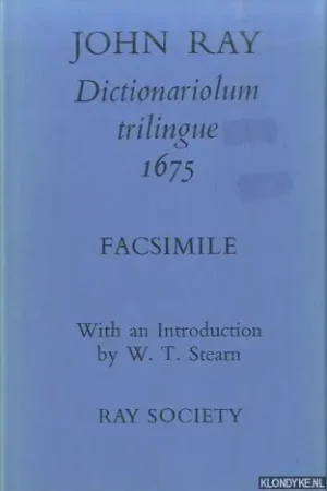 Fabrieksprijs Dictionariolum Trilingue 1975 - Fascimile - John Ray