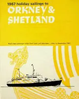 Brochure Ferrie Orkney and Shetlands 1967 - North of Scotland Orkney and Shetland Shipping Company ltd. Koop Vandaag