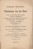 Openbare Verpachting van de Visscherijen van den Staat 1885 - Domeinen Nu Kopen