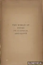 The world of books in classical antiquity - Pinner, H.L. Flitsaanbieding