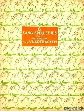 6 zang-spelletjes - Vladeracken, Geertruida van Actieprijs
