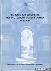 Goedkoop Berichte zur geschichte der Deutschen staatsbibliotheek in Berlin - Breslau, Ralf
