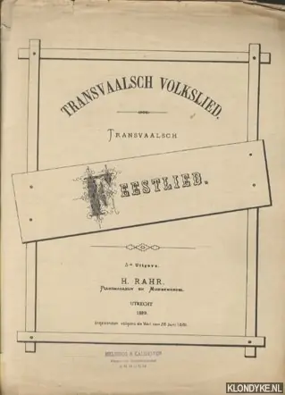 Transvaalsch volkslied. Transvaalsch feestlied - Rees, C.F. van Voordeelprijs