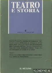 Teatro e storia 6. Anno IV, n. 1, aprile 1989 - Ropa, Eugenia Casini Must-Have