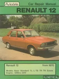 Superprijs Autodata Car Repair Manual: Renault 12 from 1970 - Diverse auteurs