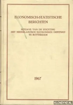 Beperkte Voorraad Economisch-Statistische Berichten. Nos 2574-2624 1967 - Diverse auteurs