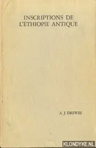Bestel Nu Inscriptions de 'L Éthiopie antique - Drewes, A.J.