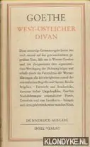 West-Ostlicher Divan. Gesamtausgabe - J.W. Goethe Gecertificeerd