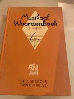 Flitsaanbieding Muzikaal handwoordenboek - C Werda