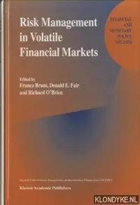 Superprijs Risk Management in Volatile Financial Markets - Bruni, Franco & Donald E. Fair & Richard O'Brien