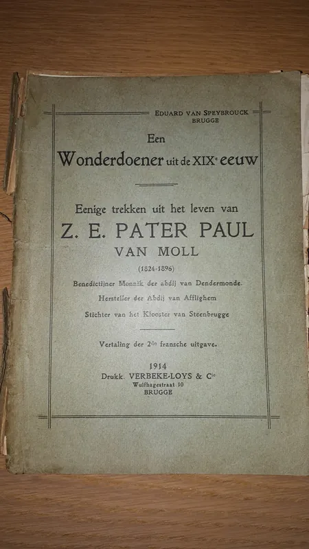 Actieprijs Een wonderdoener uit de XIXe eeuw - Eduard Van Speybrouck