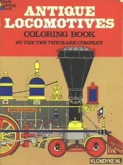 Antique Locomotives coloring book - Diverse auteurs Superprijs