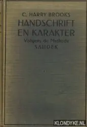 Handschrift en karakter volgens de methode Saudek - Brooks, C. Harry Gecertificeerd