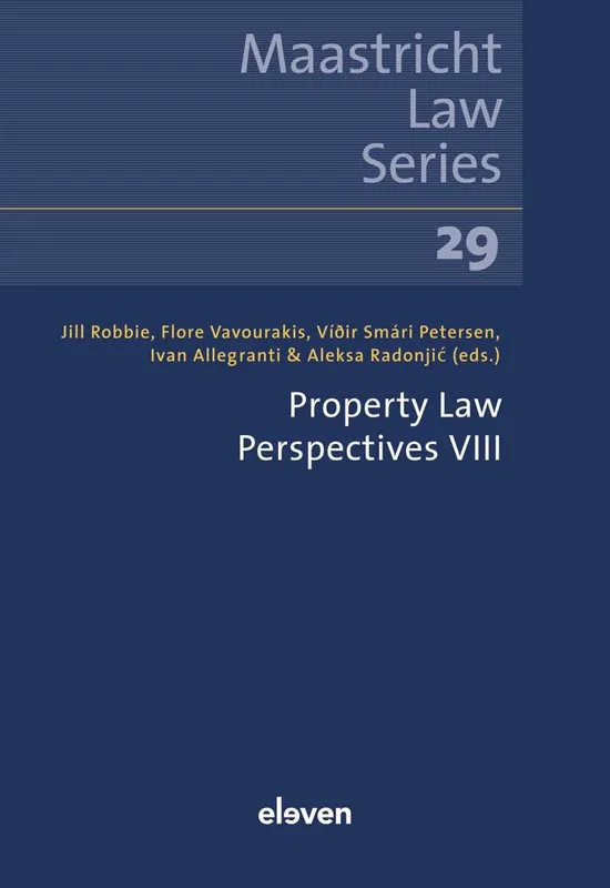 Goedkoop Property Law Perspectives VIII / 1st Edition