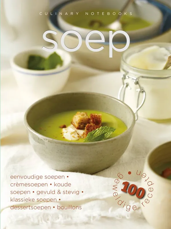 Direct Verzonden Culinary Notebooks Soep / Druk 1