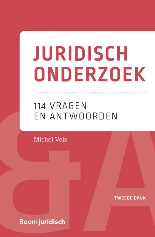 Juridisch onderzoek / Druk 2 Beperkte Voorraad